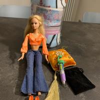 Barbie con coperta Frosen e accessori