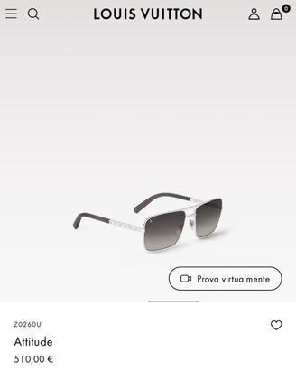 Occhiali da sole Attitude Louis Vuitton Usati