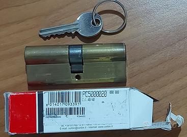 3X Cilindro a profilo europeo CORBIN 40/40 e CISA