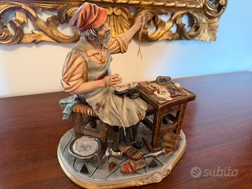Statuetta capodimonte calzolaio
