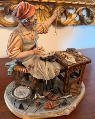 Statuetta capodimonte calzolaio