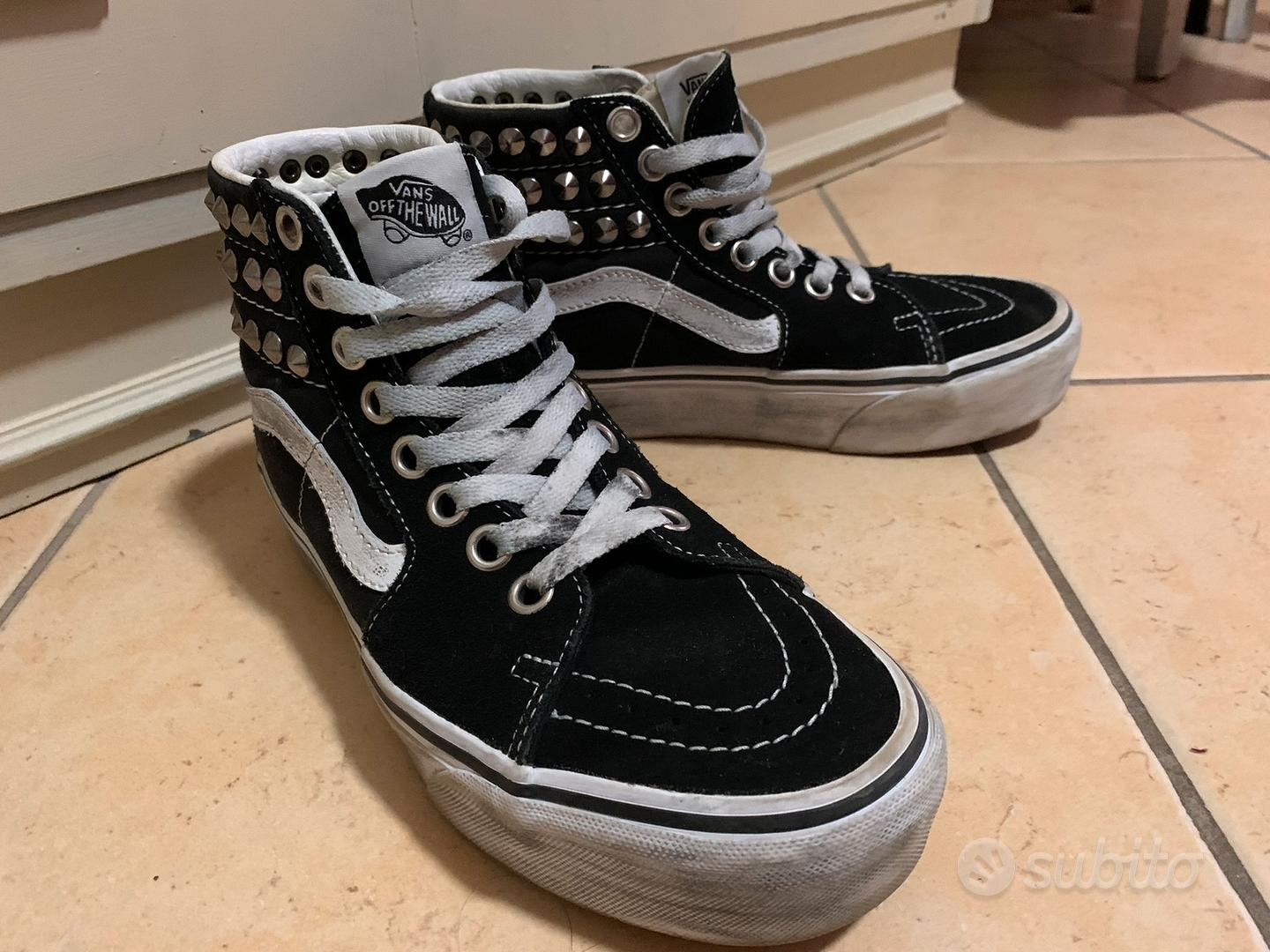 Vans platform cheap con borchie