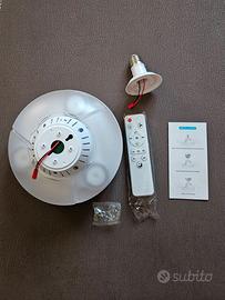 Ventilatore da soffitto LED con pale retrattili