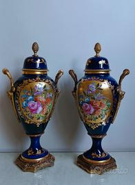 Coppia di potiche porcellana Limoges 