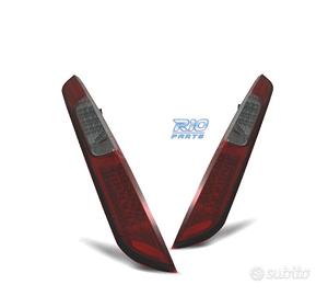 FANALI PER FORD FOCUS MK2 08-11 LED ROSSO AFFUMICA