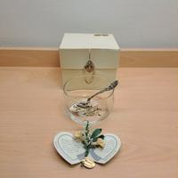 Bomboniera Claraluna: ciotola cucchiaio segnalibro