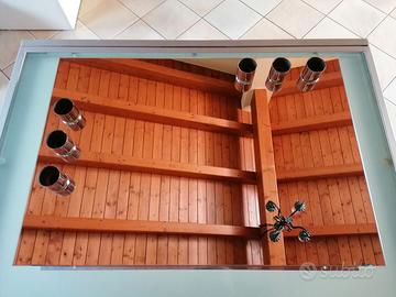 Specchio da bagno con illuminazione - 89x62cm