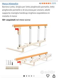 Sponda per letto pieghevole