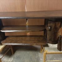 Mobile TV unico legno fatto a mano 