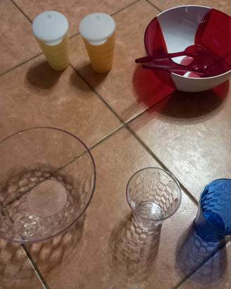 Ciotole, Bicchieri, Insalatiera, Posate Tupperware