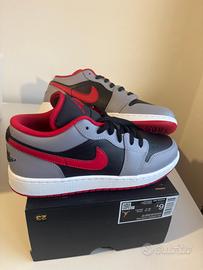 Air jordan 1 low ( cement fire red)