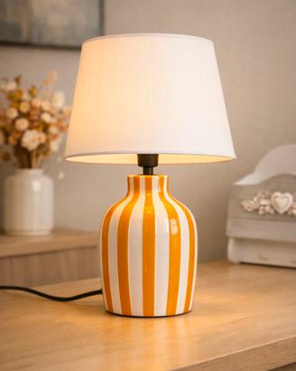 Lampada da tavolo a righe 40 cm height