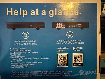 LETTORE DVD MAITE MTDVD-10PRO