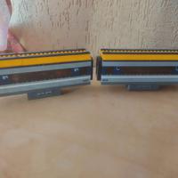 LEGO TRENO 60197 - 2 VAGONI SENZA CARRELLI RUOTE