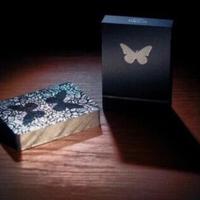 Mazzo di carte Butterfly Black and Silver Luxury