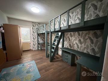 Soppalco in legno su misura