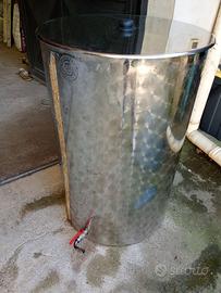 Contenitore alimenti acciaio inox 300 L