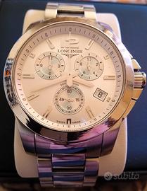 Longines Conquest L3.660.4.76.6 Argento 41mm