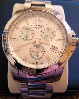 Longines Conquest L3.660.4.76.6 Argento 41mm