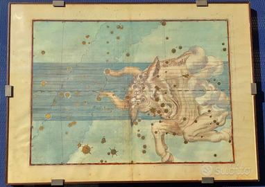 Due interessanti mappe celesti zodiacali vintage