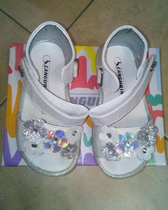 scarpe bambina cangurino 25 sandaletti sandali