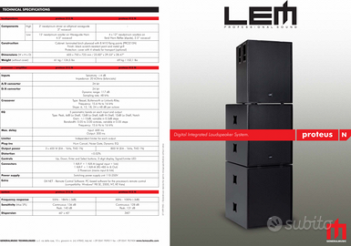 Impianto audio LEM