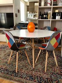 Tavolo tondo 120 cm con sedie o senza