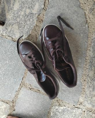 sneaker pelle marrone Adidas 