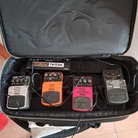 Pedaliera pedaltrain più effetti chitarra vari