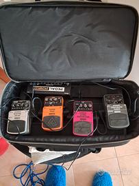 Pedaliera pedaltrain più effetti chitarra vari