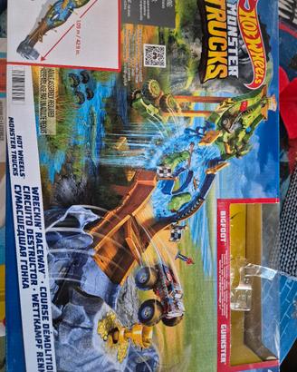 pista hotwheels monster truck 