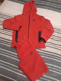 Tuta tech rossa junior 