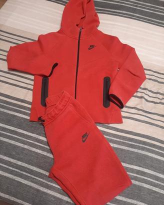 Tuta tech rossa junior 
