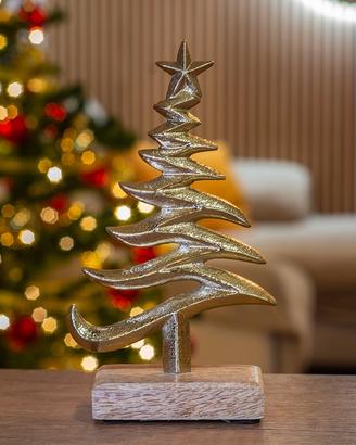 Albero di Natale metallo e legno