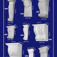 mensola reggimensola capitello in gesso decoro