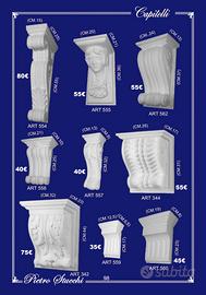 mensola reggimensola capitello in gesso decoro