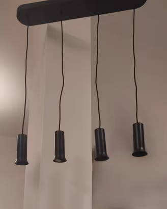 🏮Lampadario a sospensione, nero - stile Marley