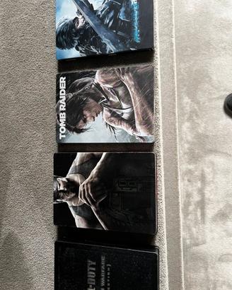 Steelbook COD Gears of War Tomb Raider MGS Rising