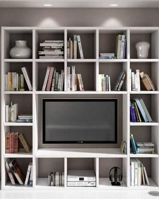 Set Libreria Soggiorno con Porta Tv