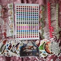 250 Christmas stickers mix journaling