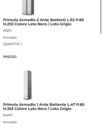 Armadio Primula 4 ante NUOVO