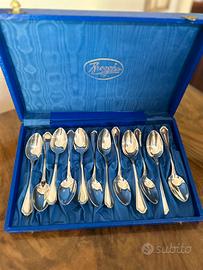 Set 12 cucchiaini argentati Broggi