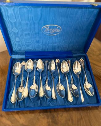 Set 12 cucchiaini argentati Broggi