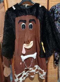 costume di carnevale 'uomo delle caverne' 7/8 Anni
