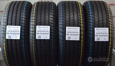 4 pneumatici bridgestone 205/55 r16 91v tu14107