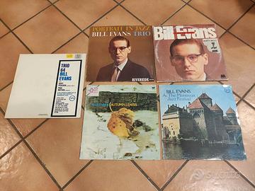 Cinque LP Bill Evans, pianoforte jazz