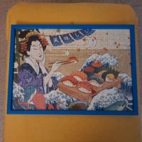 QUADRO PUZZLE  - GIAPPONESE E  SUSHI - COMPLETATO