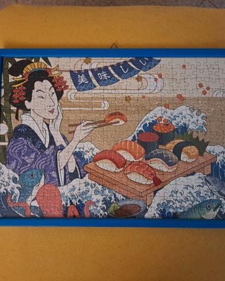QUADRO PUZZLE  - GIAPPONESE -  SUSHI - COMPLETATO