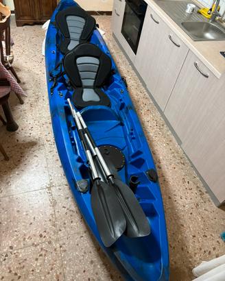 Kayak - Canoa 2 posti + 2 pagaie