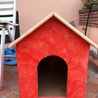 Cuccia cane artigianale nuova fatta a mano, legno